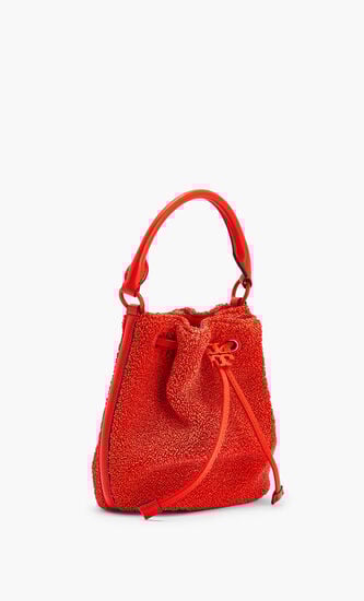 FLEMING SOFT RAFFIA BUCKET BAG