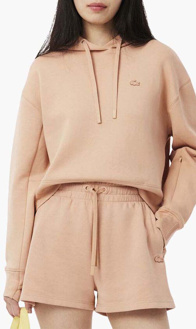Short Cut Cotton Hoodie