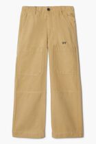 DIAG OUTLINE WORKER PANT BEIGE BLACK