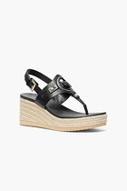 Aubrey Cutout Leather Sandals