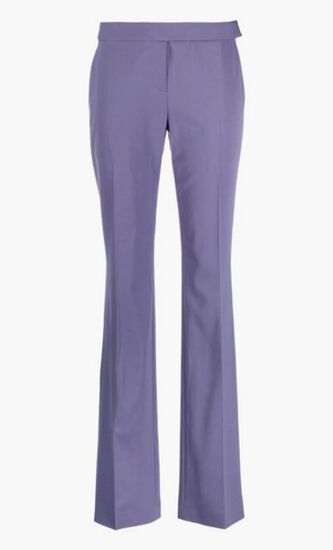 Pressed Crease Low Waist Slim Fit Trousers