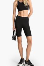 Logo Tape Stretch Biker Shorts