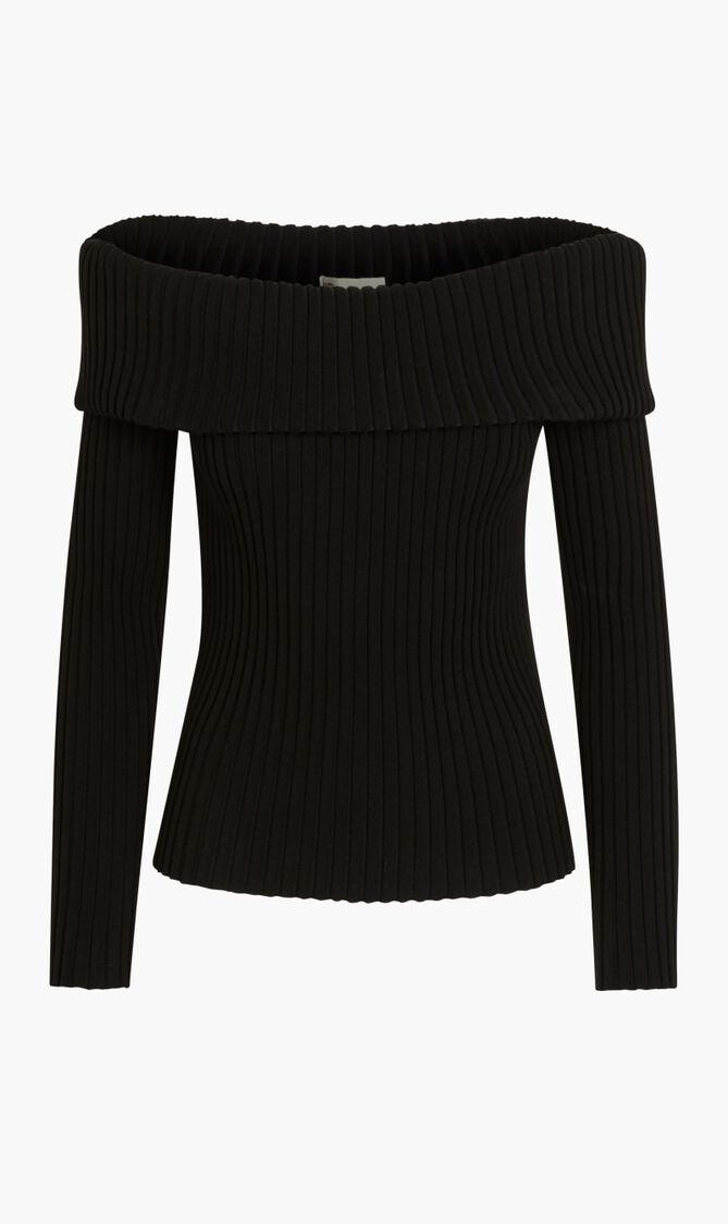 OFF SHOULDER SWEATER