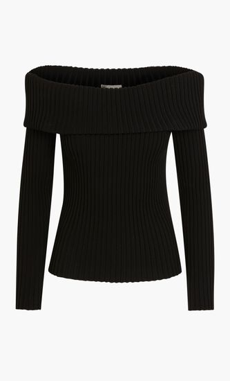 OFF SHOULDER SWEATER