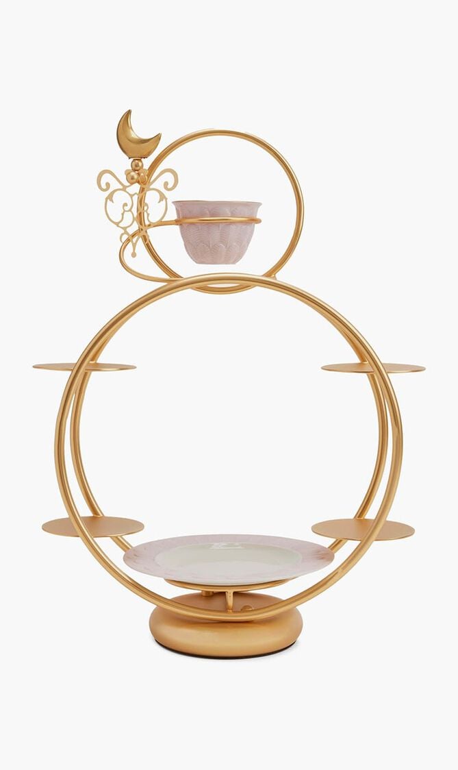 Pastry & Coffee Cup Holder Gold