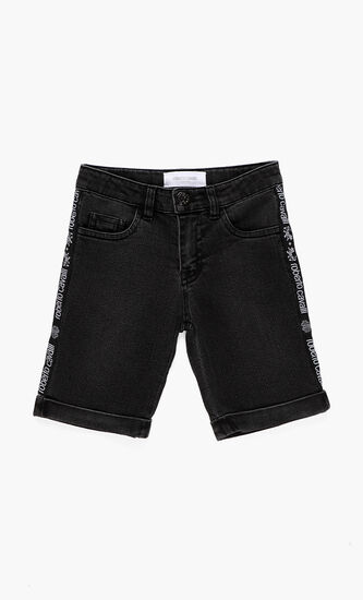 Logo Tape Side Band Shorts
