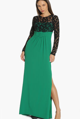 Lace Long Sleeves Gown