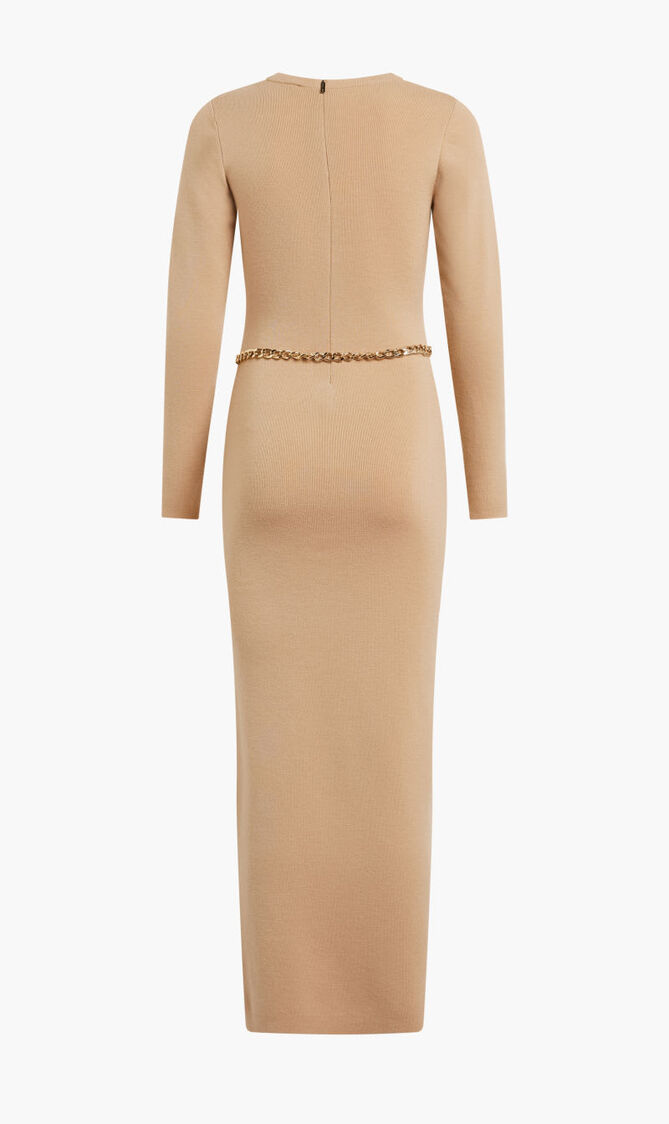 MERINO BELT SLIT LS DRS