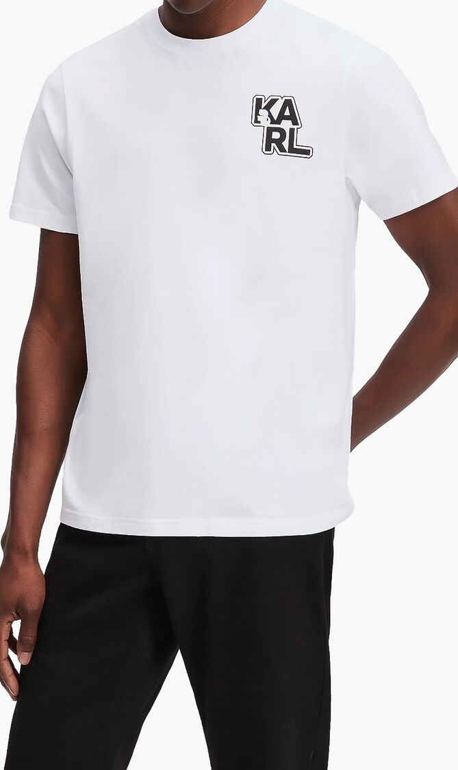 Varsity Print T Shirt