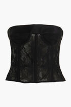Mesh Bustier Top