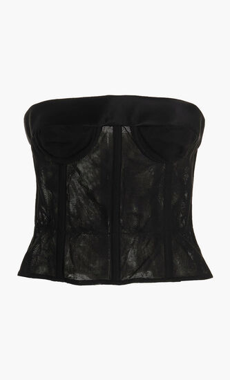 Mesh Bustier Top