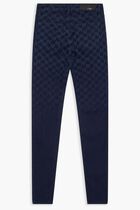 MONOGRAM SKINNY DENIM PANTS