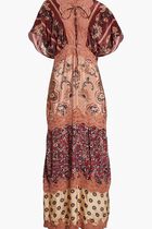 Glam Tapestry Laces Maxi Dress
