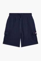 EMBROIDERED LOGO CARGO SHORT