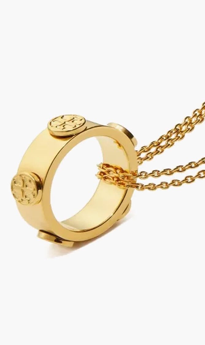 Miller Stud Circle Pendant Necklace