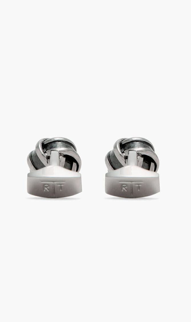 Carbon Knot Cufflinks