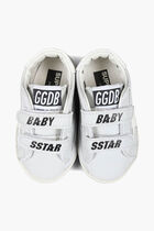 BABY SCHOOL NAPPA UPPER LEATHER STAR AND HEEL