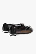 Parisina Bow Detail Mesh Ballet Flats