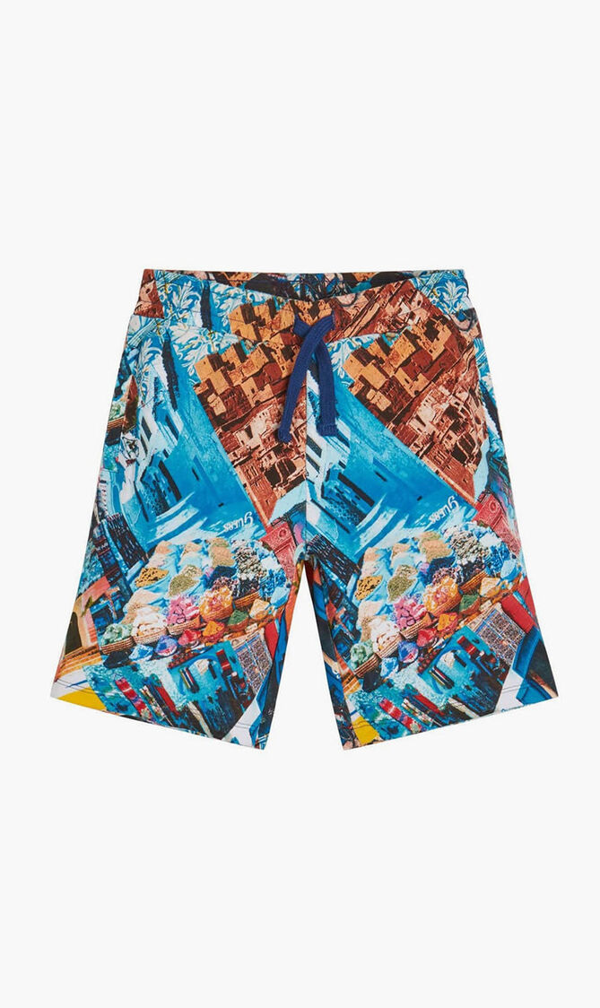 Printed Active Shorts