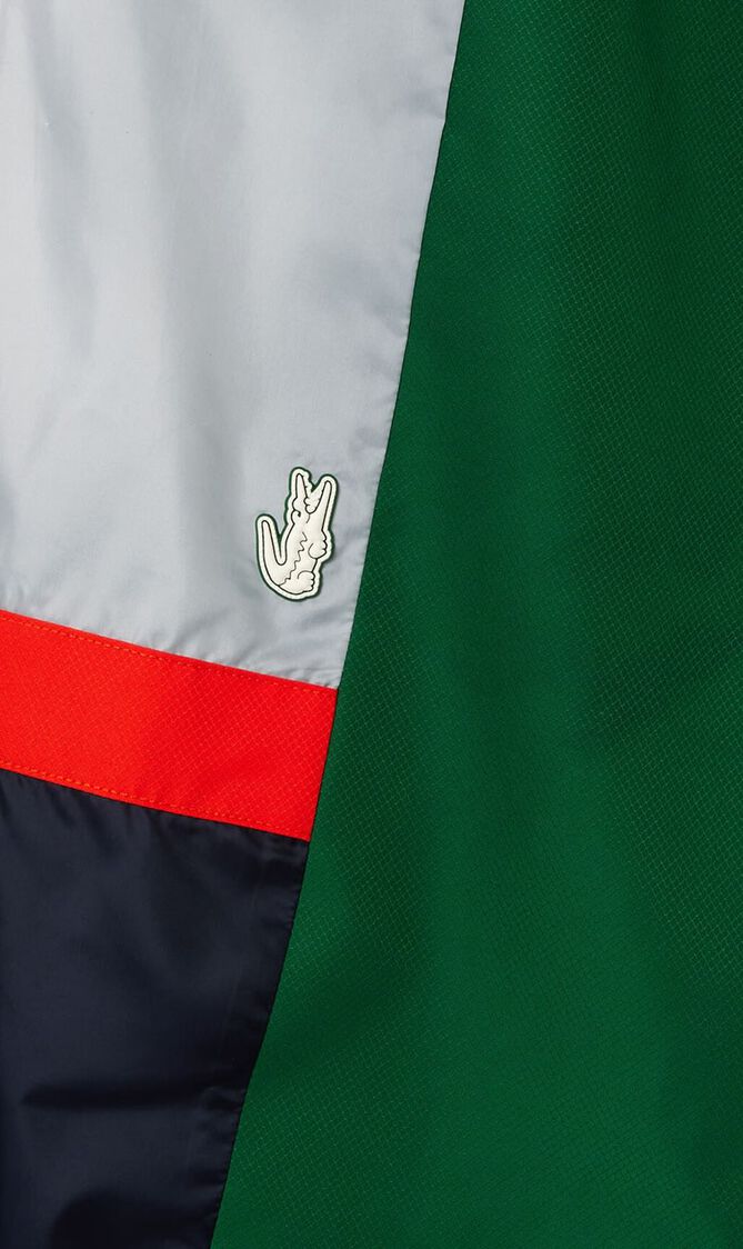 Mixed Material Colourblock Sportsuit Track Pants