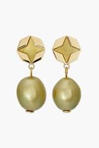 Kira Clover Pearl Drop Earring