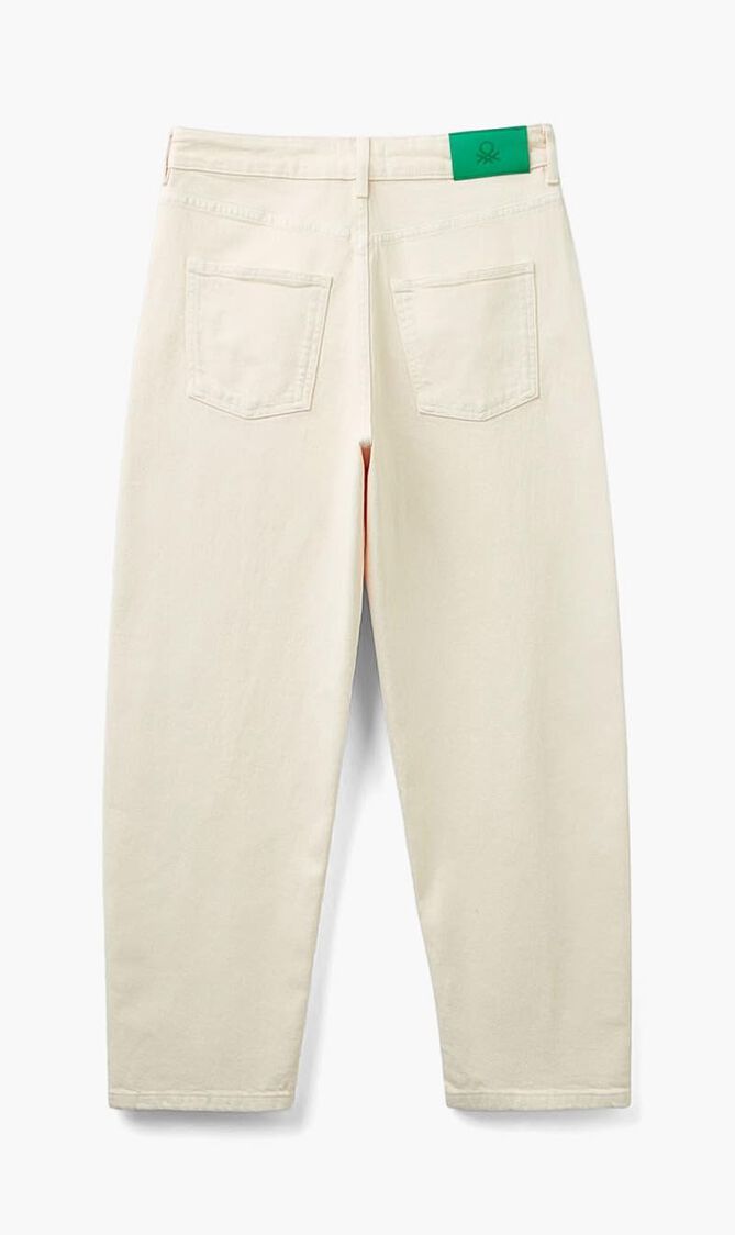 Floral Embroidery Trousers