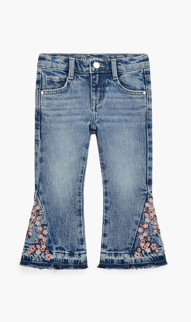 DENIM FLARE FIT PANTS