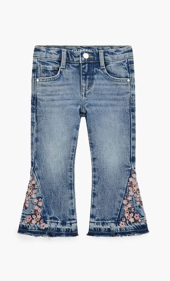 DENIM FLARE FIT PANTS