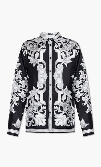 INFORMAL SHIRT SILK TWILL ARCHITECTURAL BAROCCO PRINT
