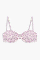 PRINTED UNDERWIRE BIKINI TOP