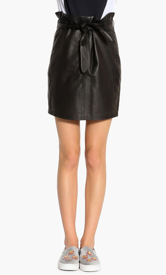 Leather High Waist Skirt