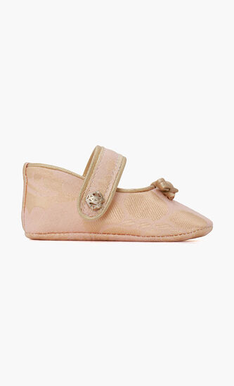 Jacquard Mary Jane Pre-Walker Shoes