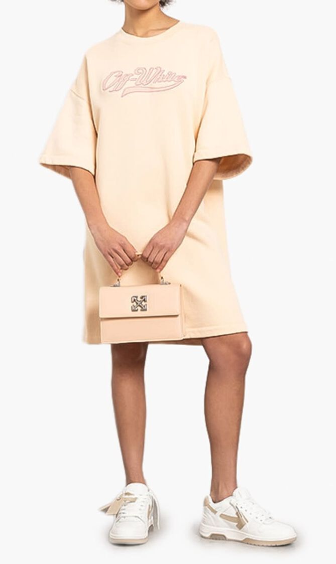 EMBR BASEBALL LOGO SNAP T-DRE NUDE FUCH