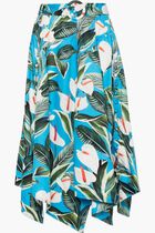 Anthurium Garden Midi Skirt