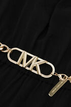 Logo Jacquard Kaftan Dress