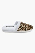 Leopard Cotton Terry Slippers