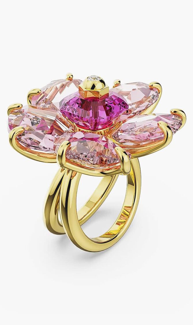 SJC FLORERE RING DOUBLE SHANK PINK/GOS 50 MM