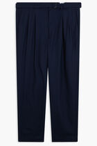 FLANNEL BELTED TROUSER