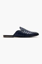 Backless Woven Slippers