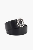 Disk Logo Buckled Belt