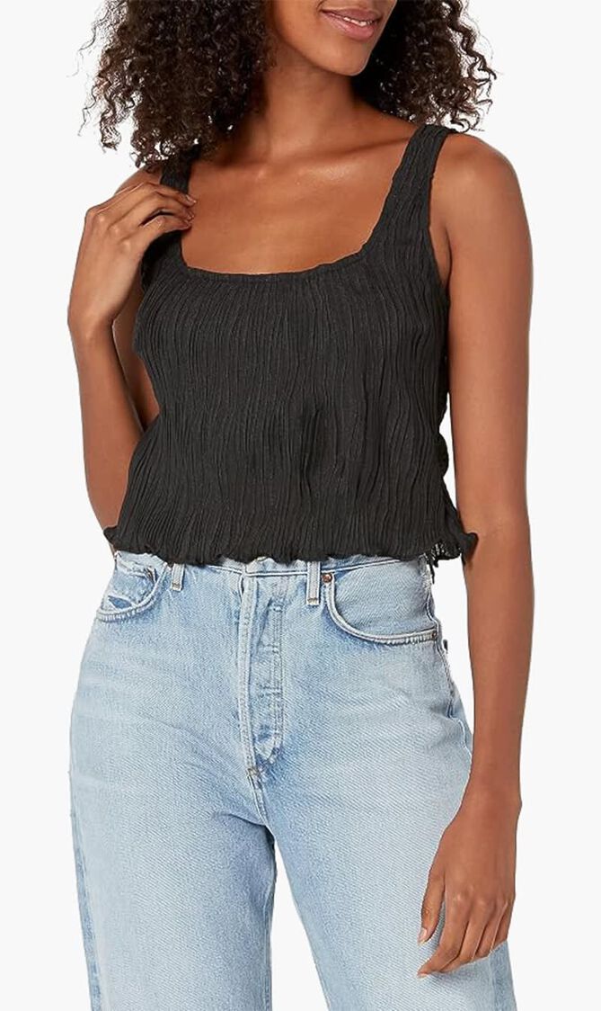 JANESA TOP- BLACK-BLACK-TOPS
