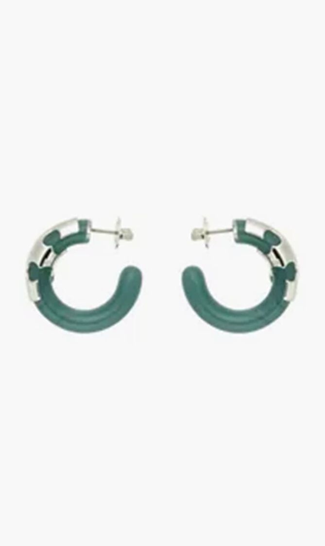 Resin Hoop Earrings