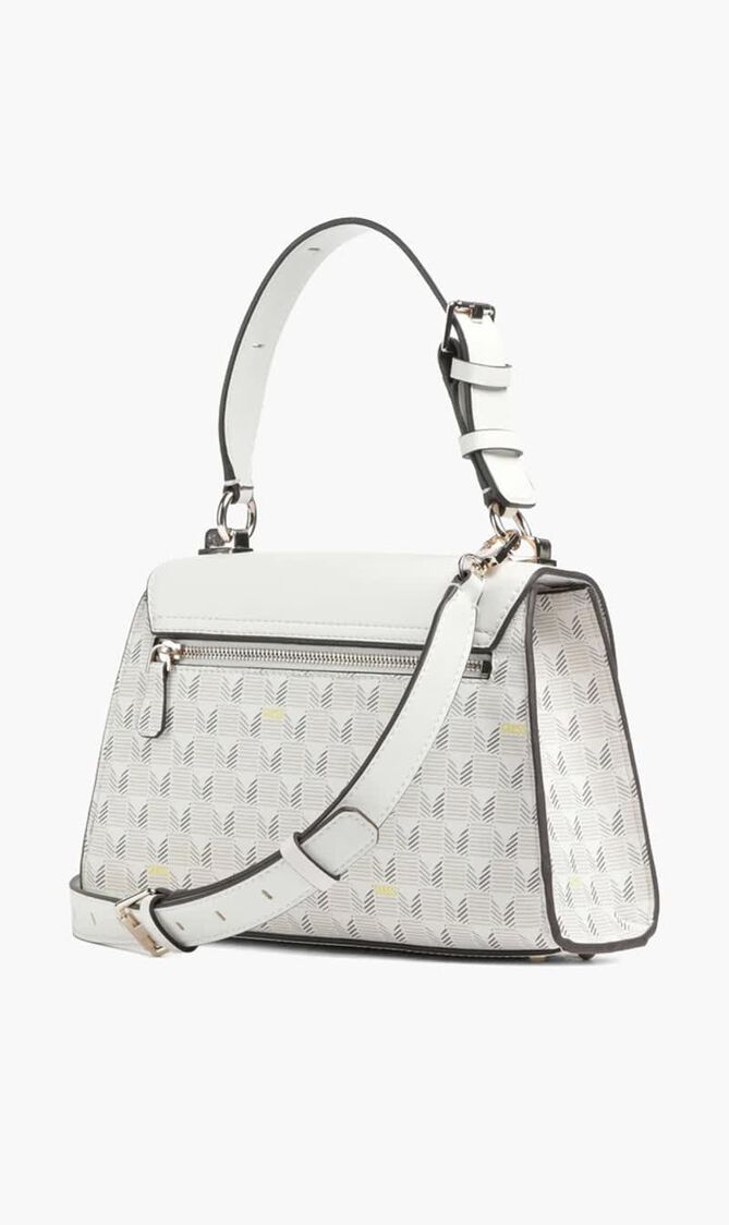 G Wave Top Handle Flap Handbag