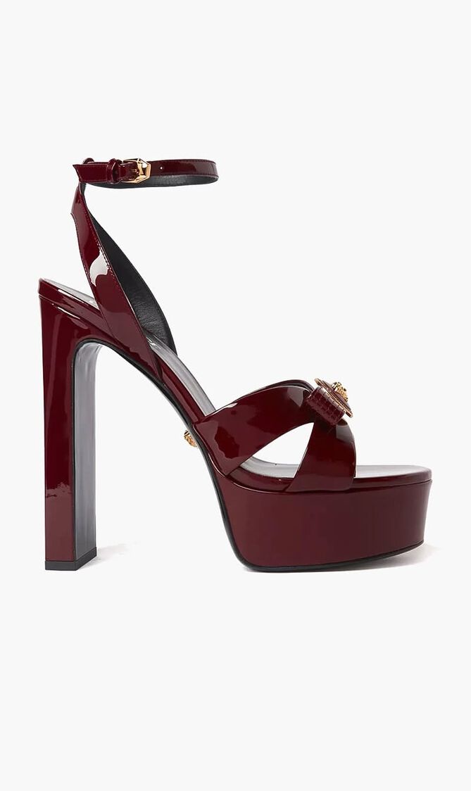 Gianni Ribbon 140 Platform Sandals