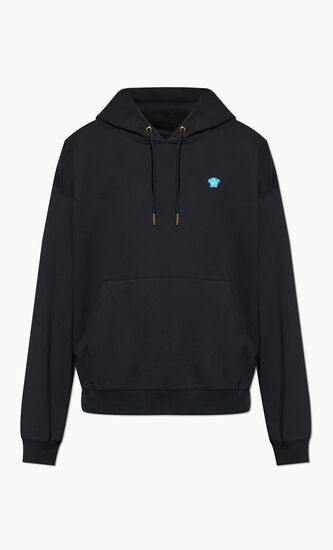 SWEATSHIRT NON BRUSHED SWEAT FABRIC MEDUSA PATCH