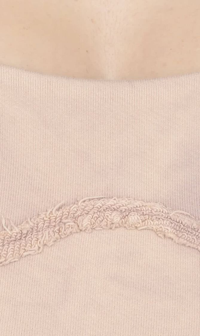 LAUNDRY FLEECE MINI DRESS NUDE NUDE