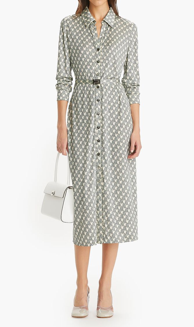 PRINTED VISCOSE SHIRTDRESS PRINTED VISCOSE SHIRTDRESS