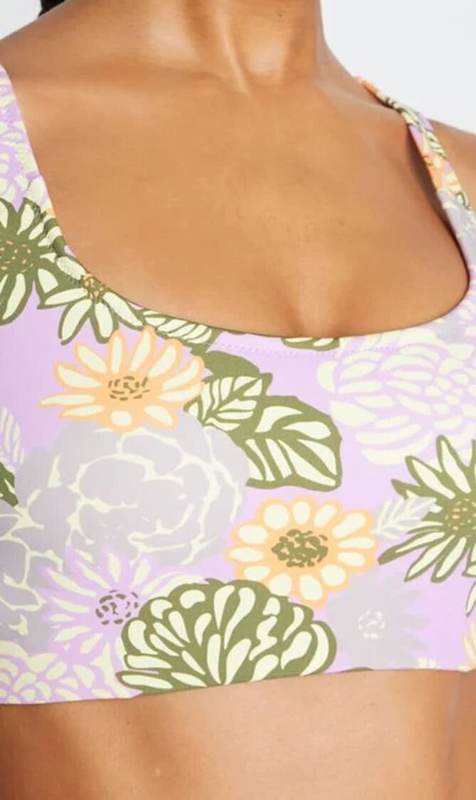 Weightless Printed Racerback Bra