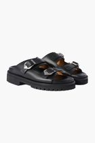 BULK ARROW SANDAL BLACK BLACK