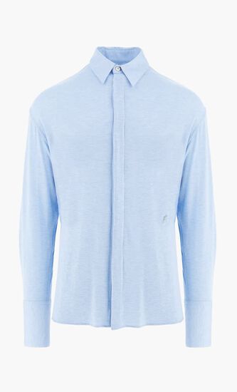 SUSTVISCOSE JERSEY STRETCH SPORT SHIRT WITH LONG SLEEVES